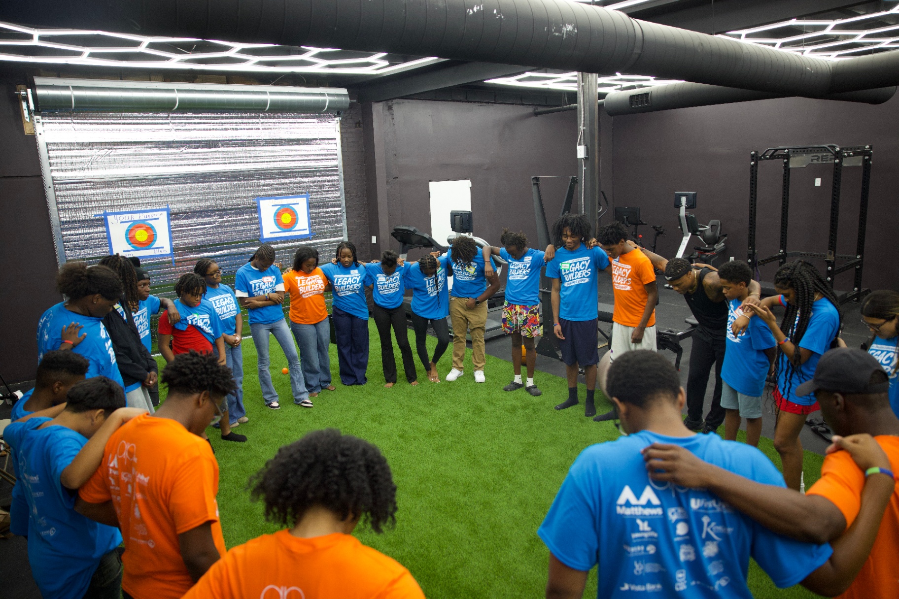 G3 Fellowship youth and mentor coaches at the wellness center